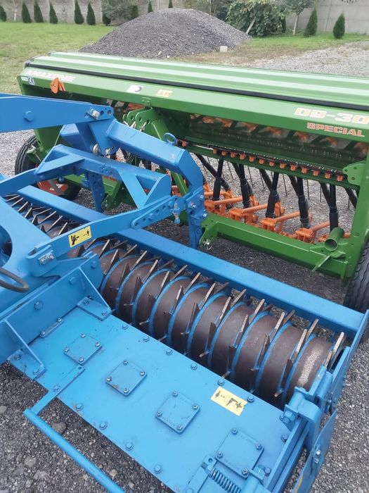 Agregat uprawowo-siewny 3m brona Rabe Werk siewnik Amazone D-9 Specjal
