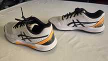 Asics Padel Gel Dedicate 8 ténis 42.5 branco laranja sapatilhas homem