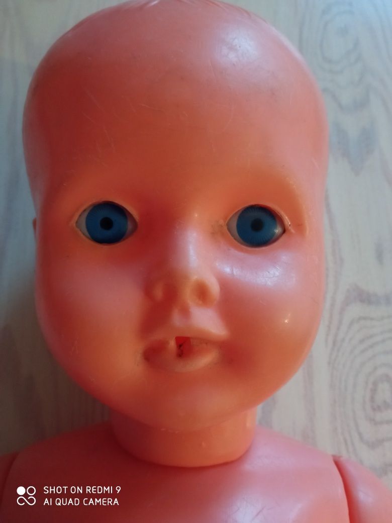 Lalka bobas PRL ok.55cm