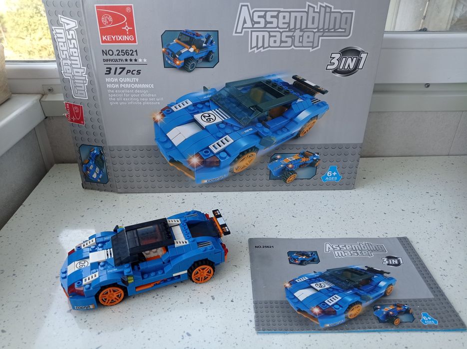 Конструктор AUSlNI 25621, Машина 3 в 1, 317 деталей