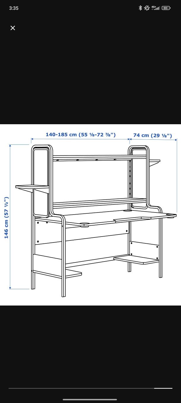 secretaria da IKEA FREDDE