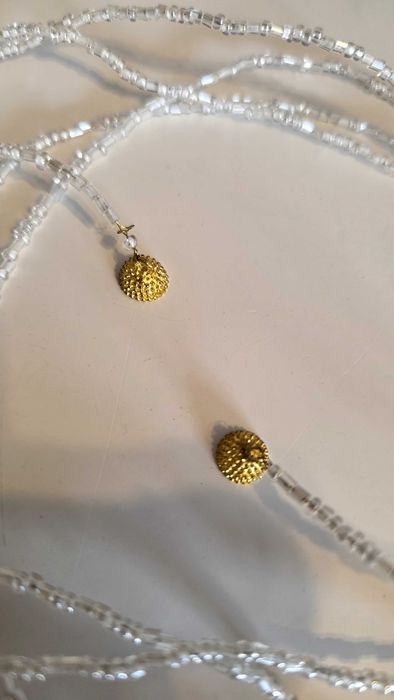 Pendente (pulseira) branco-pérola