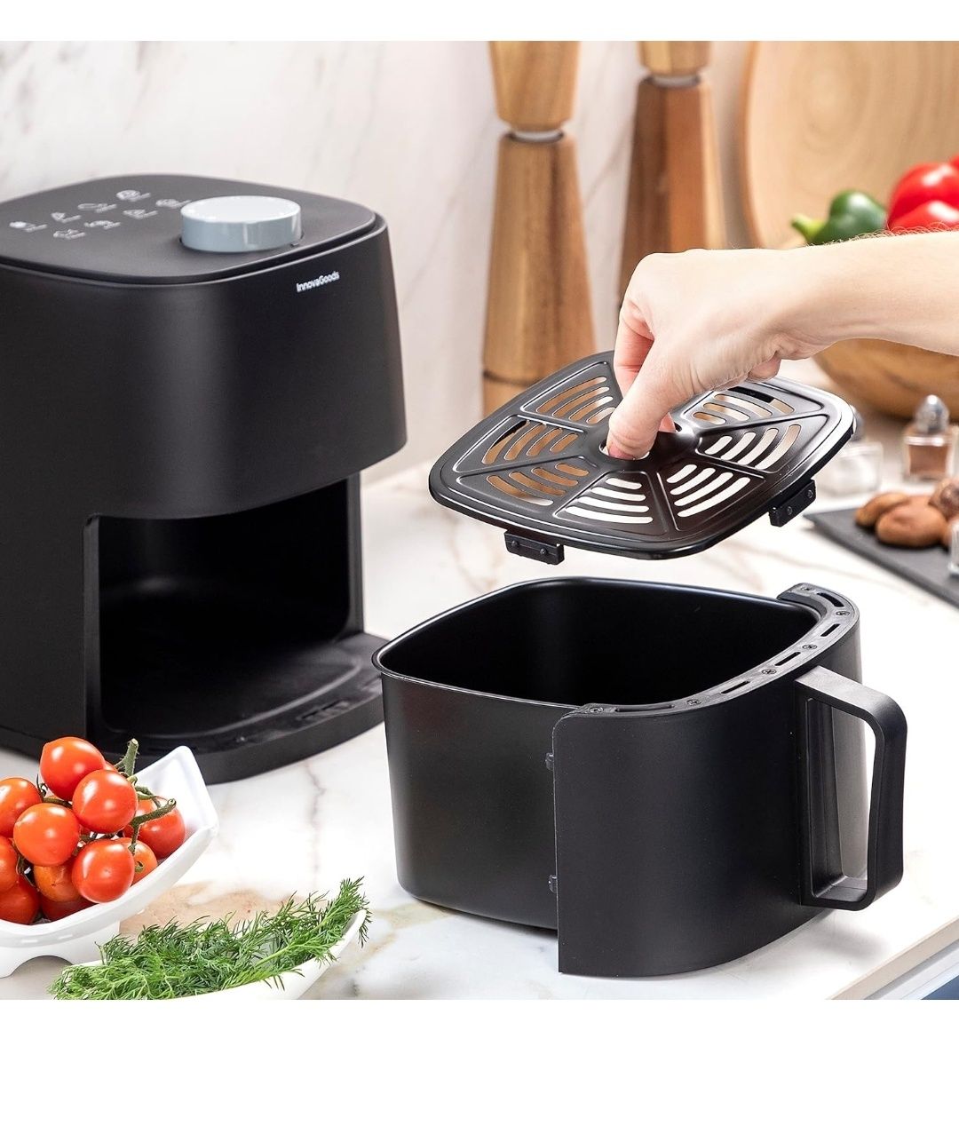 Frytkownica Bezolejowa InnovaGoods Fryinn Lite 2000 Czarny 1200W 2 L
