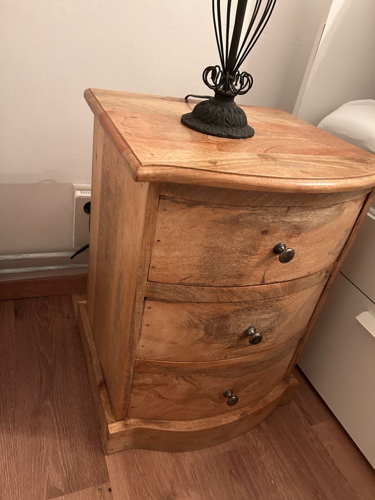 Szafka nocna nr 1 shabby chick rustykalne drewni mango