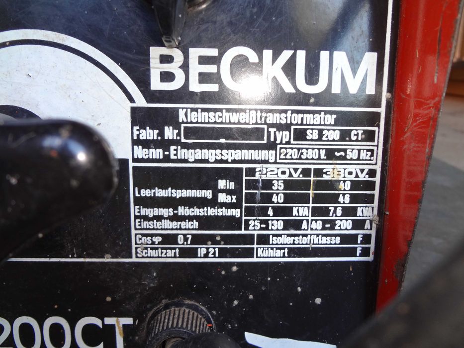 Spawarka Electra Beckum SB200CT