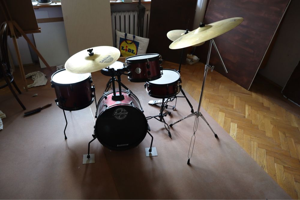 Zestaw perkusyjny Ludwig Questlove Pocket Kit + talerze Sabian SBR