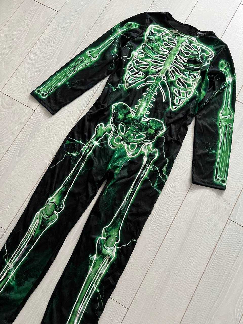 Карнавальный костюм Скелет Хэллоуин на 11-12 лет рост 152