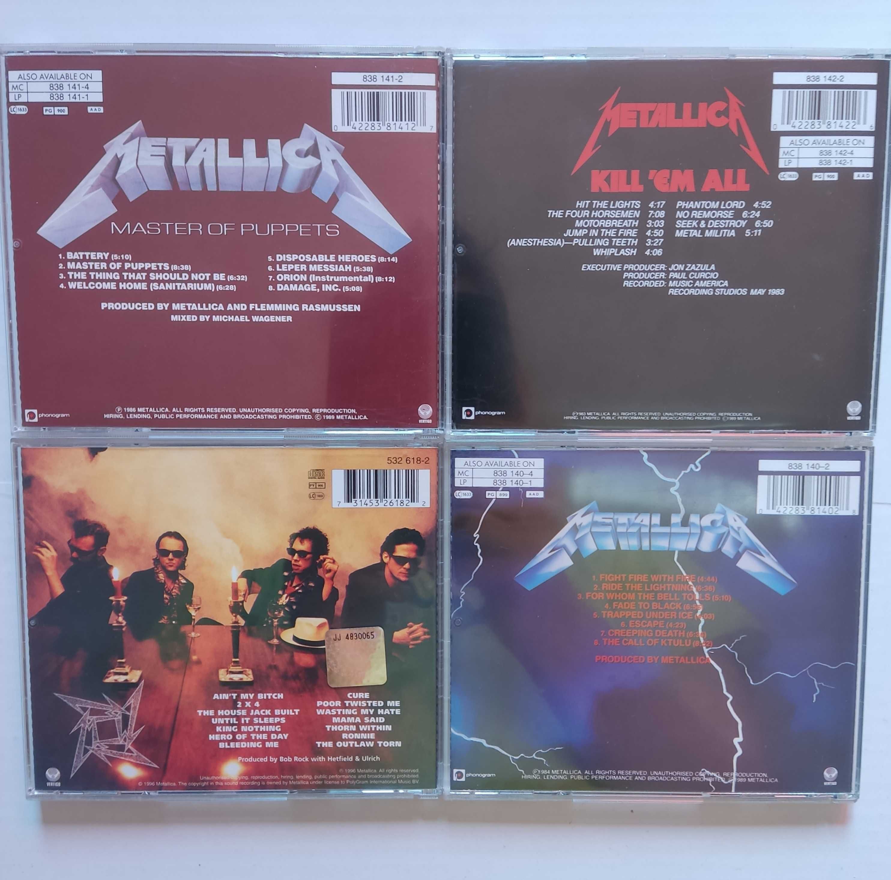 Zestaw kolekcjonera - METALLICA lata 88-97 UNIKAT