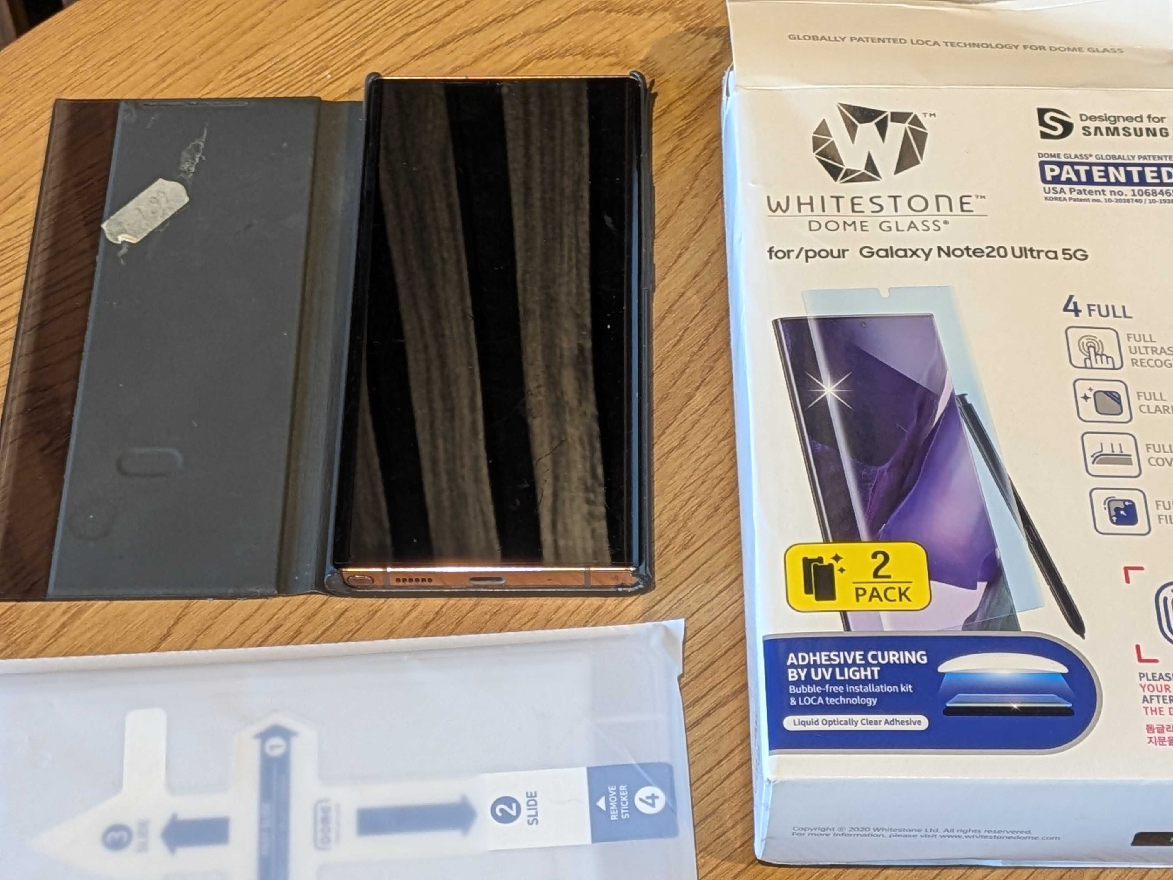 Samsung Galaxy Note 20 Ultra z oryginalnym pudełkiem i etui Smart View