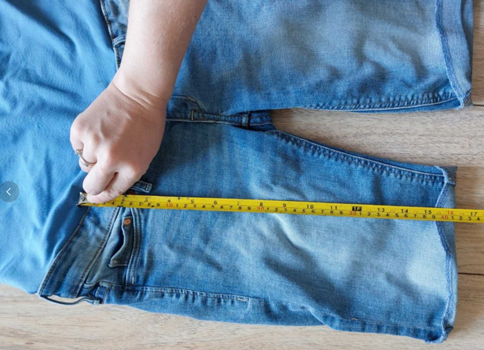 Spodenki dżinsowe szorty ciążowe H&M r40 mało rozciągliwe, raczej r38