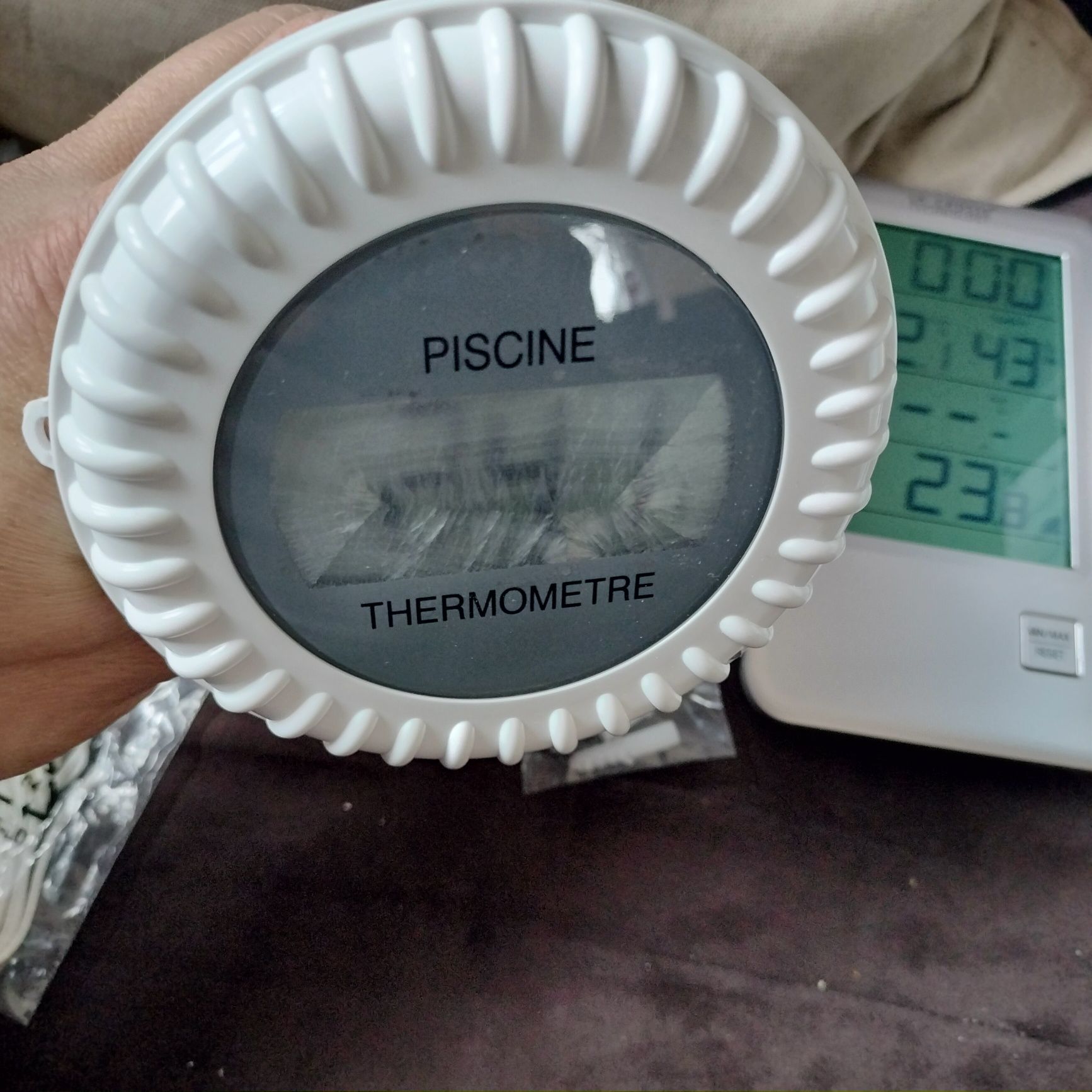 Stacja pogodowa temperatura basen dom