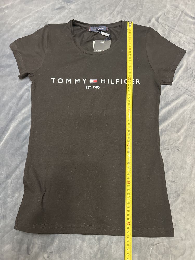 Czarny t-shirt Tommy Hilfinger