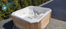 Jacuzzi jakuzzi basen hydromasaż basen balia dwa masaże
