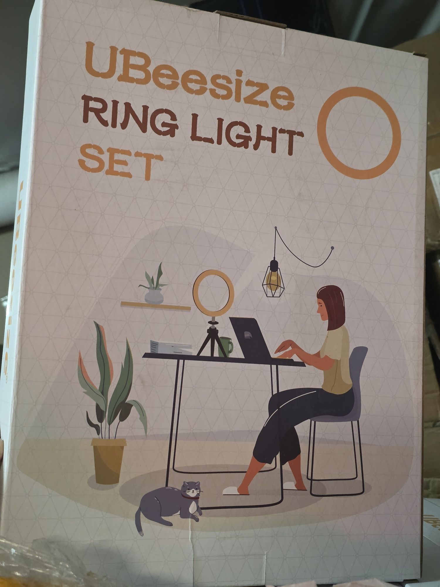 Lote de Ring Light UBeesize 10 c Tripé