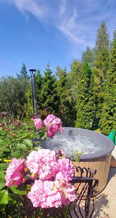 Przystań Zajezierze dom Kaszuby sauna bania z jacuzzi /priv plaża