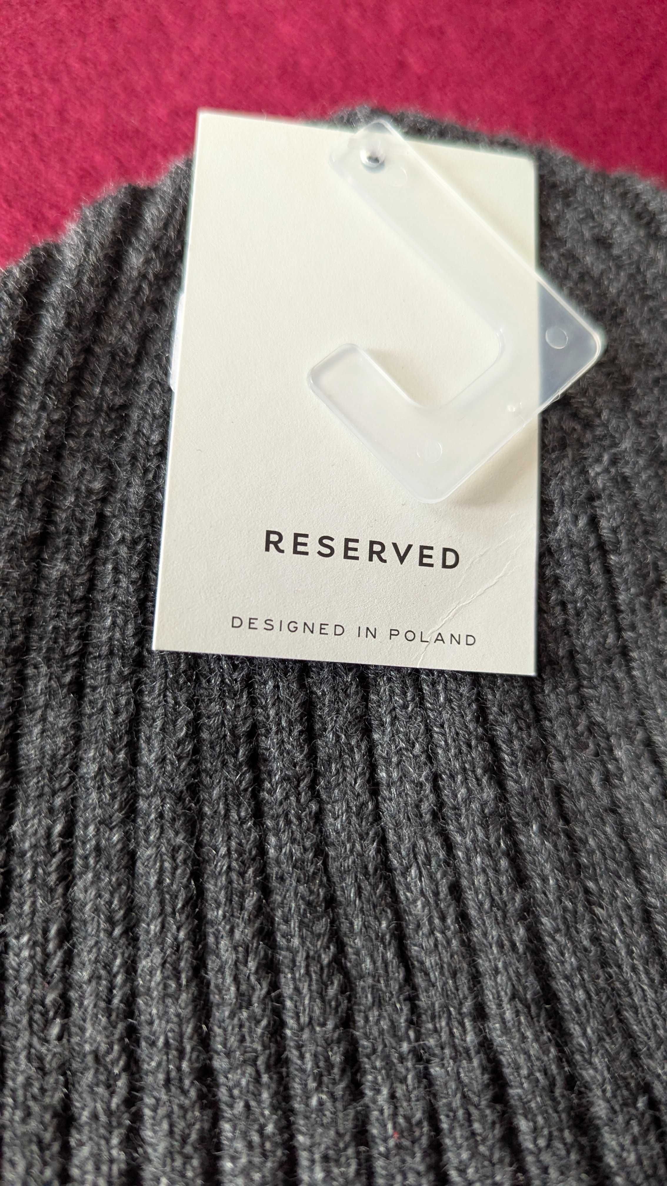Шапка Reserved нова чоловіча/унісекс сіра