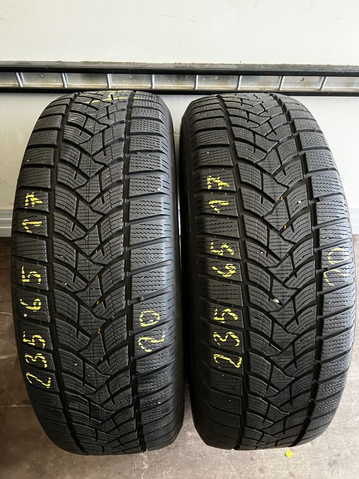 Dwie opony dunlop winter sport 5 235/65/17 2020r.