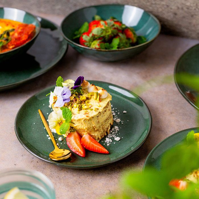 Serwis obiadowy na 6/12 osób Nowoczesny Do Zmywarki Komplet Zielony