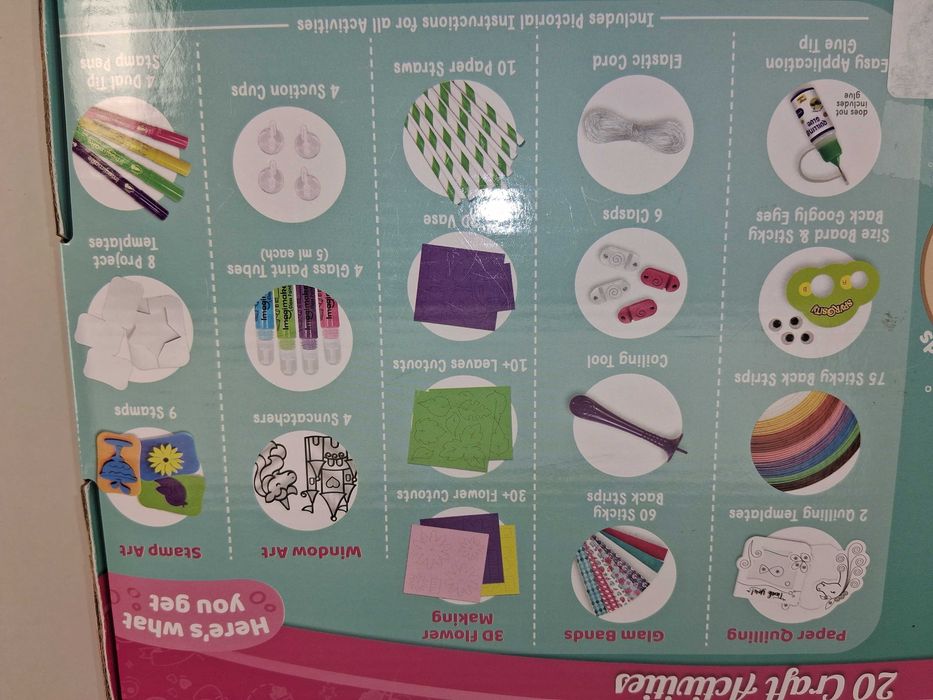 N174 Zestaw Kreatywny DIY Fabulous Craft Kit 20 Działań Nowy