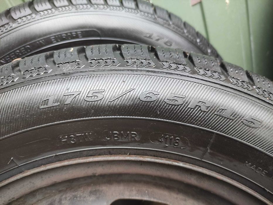 Opony zimowe 15" 5x112 Mercedes W168, opony 175/65 R15