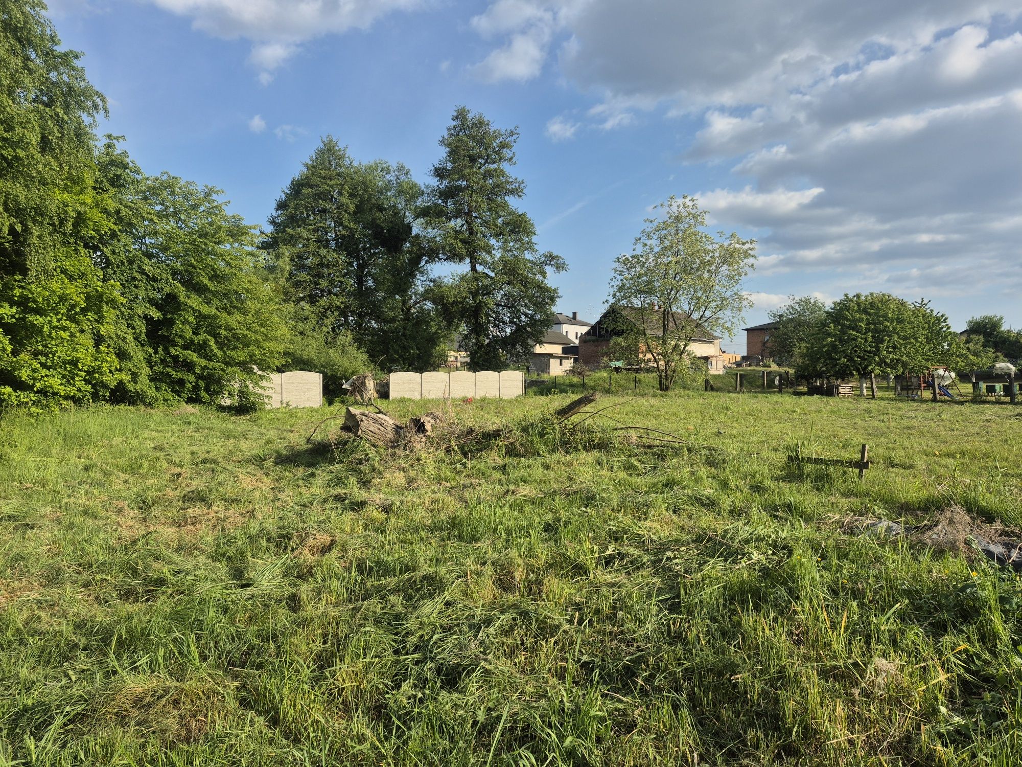 Duża działka uslugowo budowlana 3474m2,  240m2 plyty fun. dla domu Ada