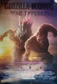 Plakat filmowy premiery wekendu GODZILLA KONG Nowe Imperium!