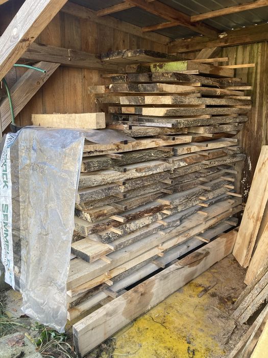 Bale jesionowe 52 mm obrzynane z jednej strony 1m3