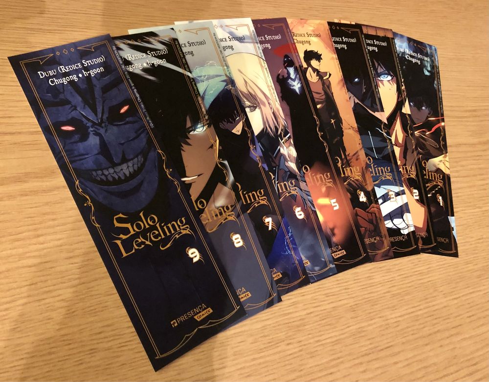 Colecão de 14 Marcadores de Livros ( Solo Leveling )