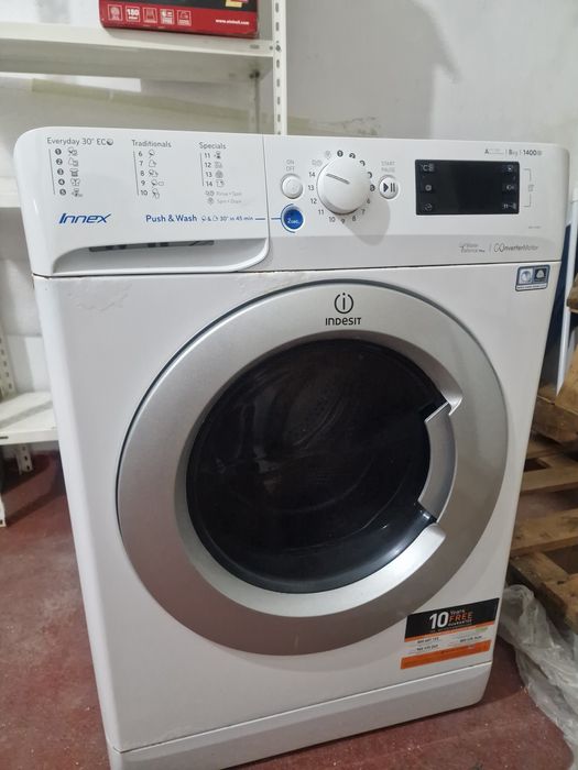 Máquina lavar roupas 8kg indesit A+++