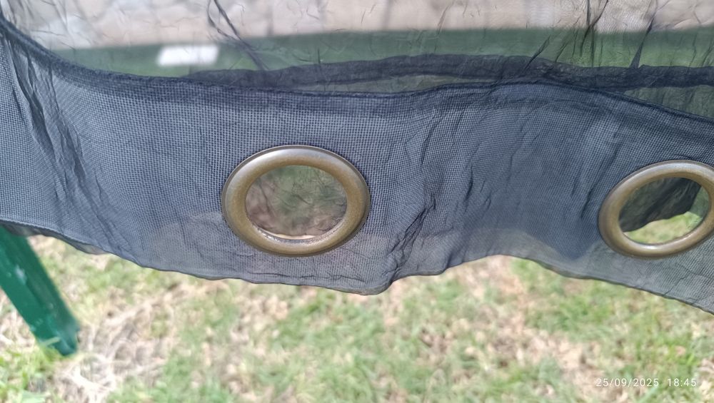 Cortinados transparentes pretos