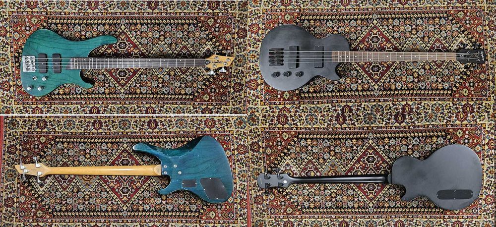 Lote de 16 baixos Yamaha Squier Ibanez OLP Aria Epiphone Acepro