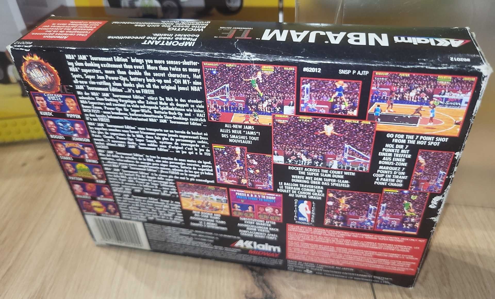 Gra NBA Jam Tournament Edition - NINTENDO SNES - DB+ stan CIB Komplet