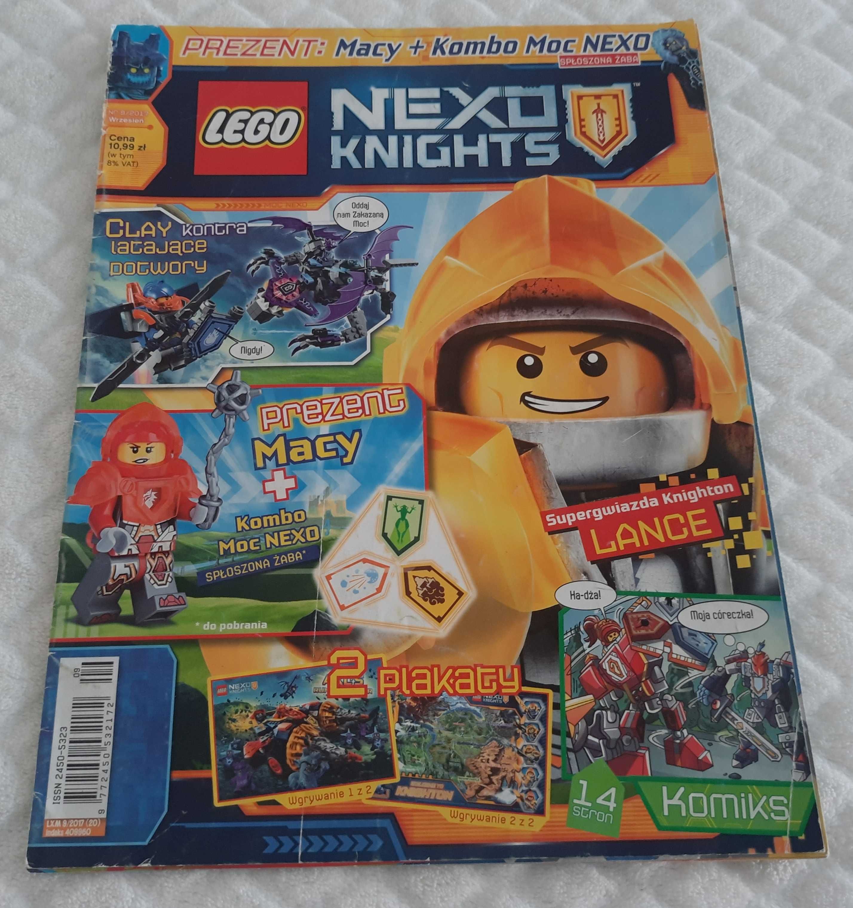 Lego Nexo Knights, 9/2017 (20) (Książeczki dla dzieci, czasopismo)