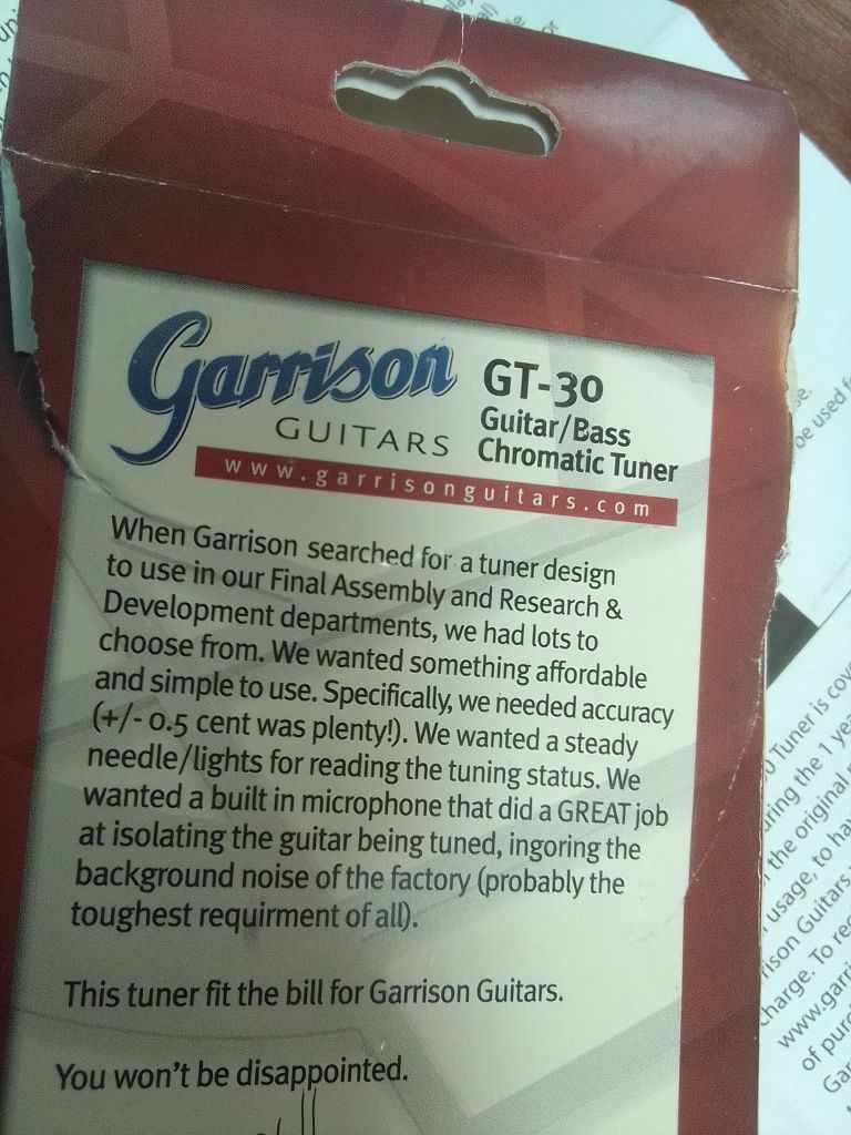 Stroik gitarowy Harrison GT-30