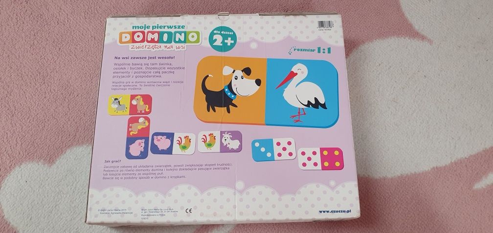 Czuczu moje pierwsze domino duże elementy