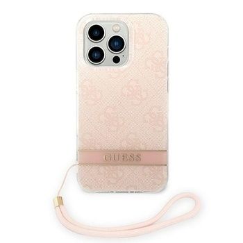 Oryginalne Etui GUESS 4G Print Strap Hardcase do Iphone 14 Pro Max