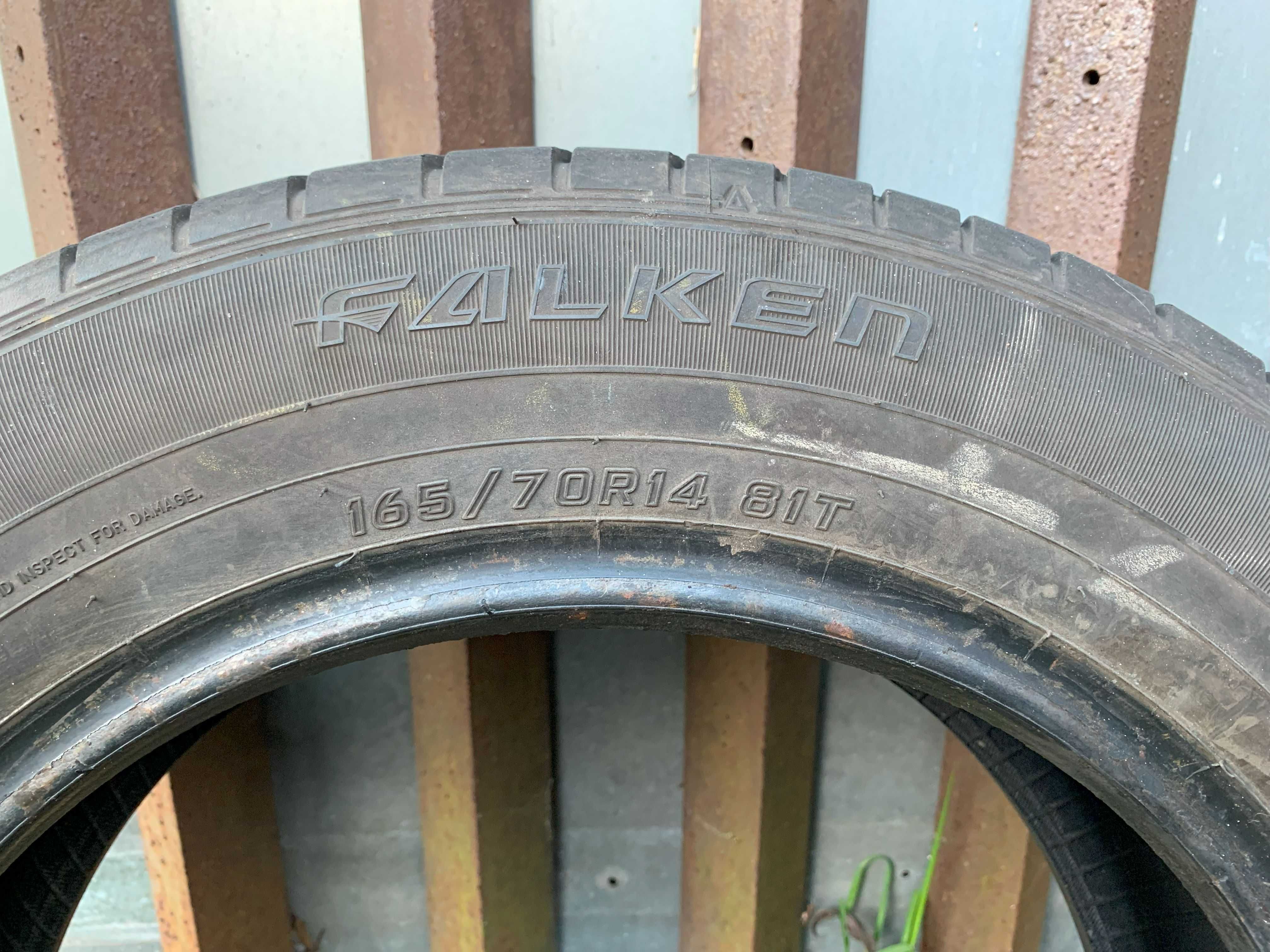 Opony letnie 14 cali 165/70 R14 81T Falken Sincera komplet.