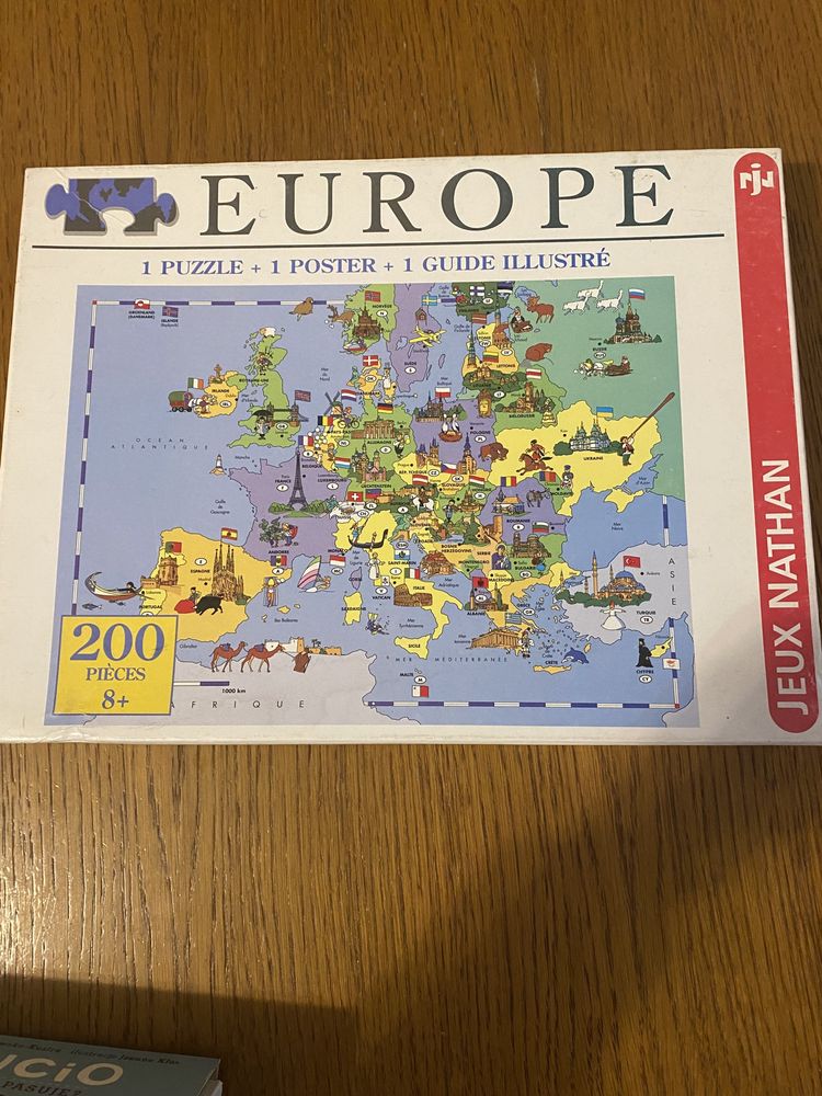 Puzzle europa 199 sztuk