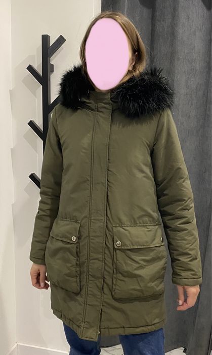 р. S - Парка ZARA куртка зимова плащ пальто Зара