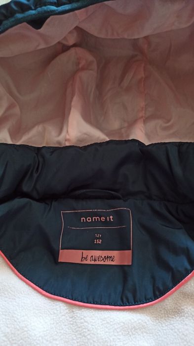 Демисезонная куртка еврозима р.146,152 на 11- 12 лет девочка Name it