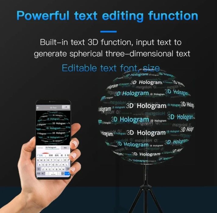 Projektor 3D HOLOGRAM Android iOS