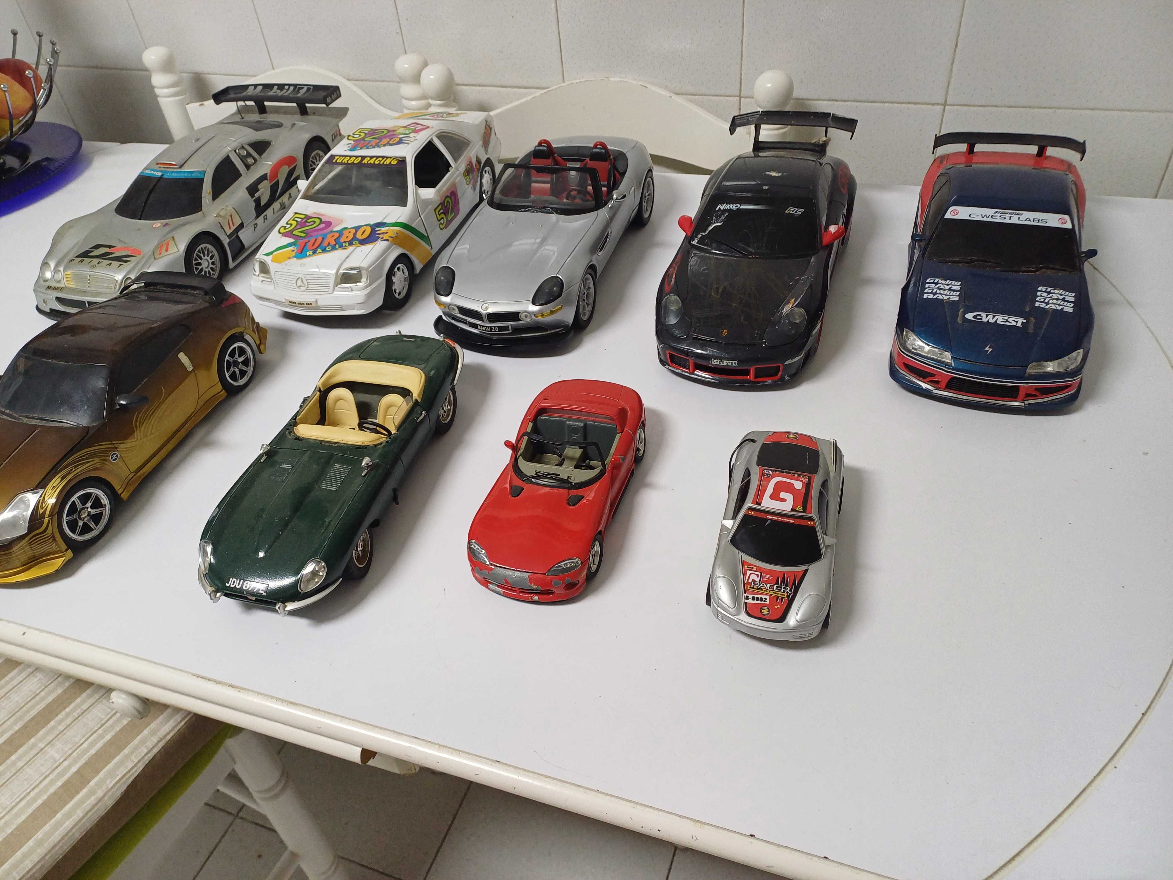 Carros desportivos grandes 9 unidades