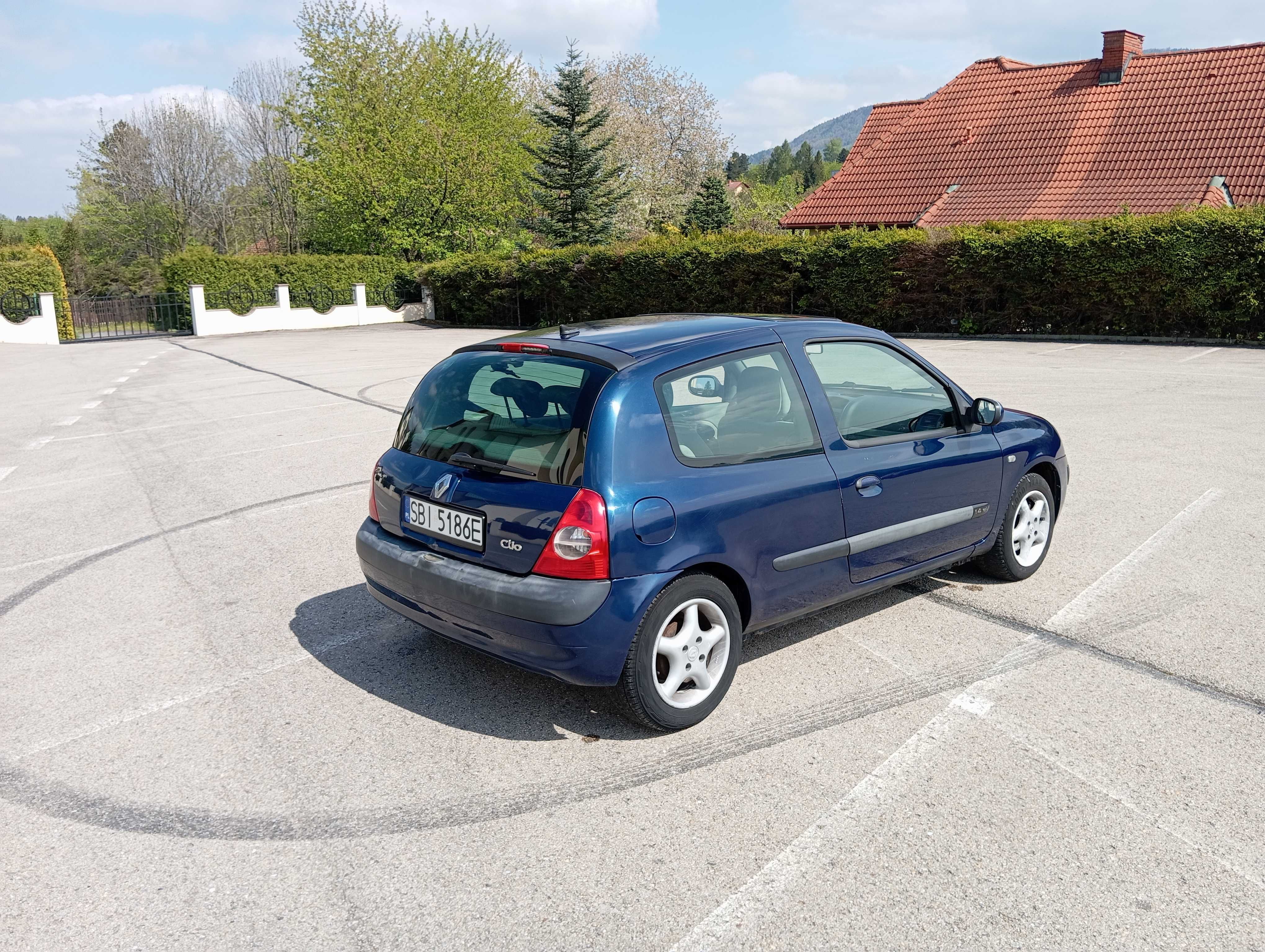 Renault Clio II *1,4 benz- 98 KM*Sprawna klimatyzacja* 3D*