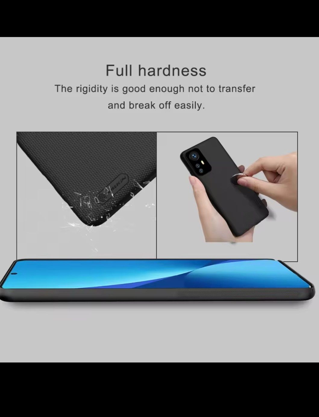 Etui Nillkin Super Frosted Shield do Xiaomi 12 Pro czarne