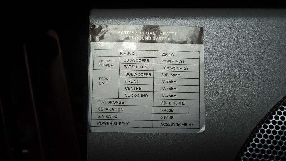 Домашний кинотеатр