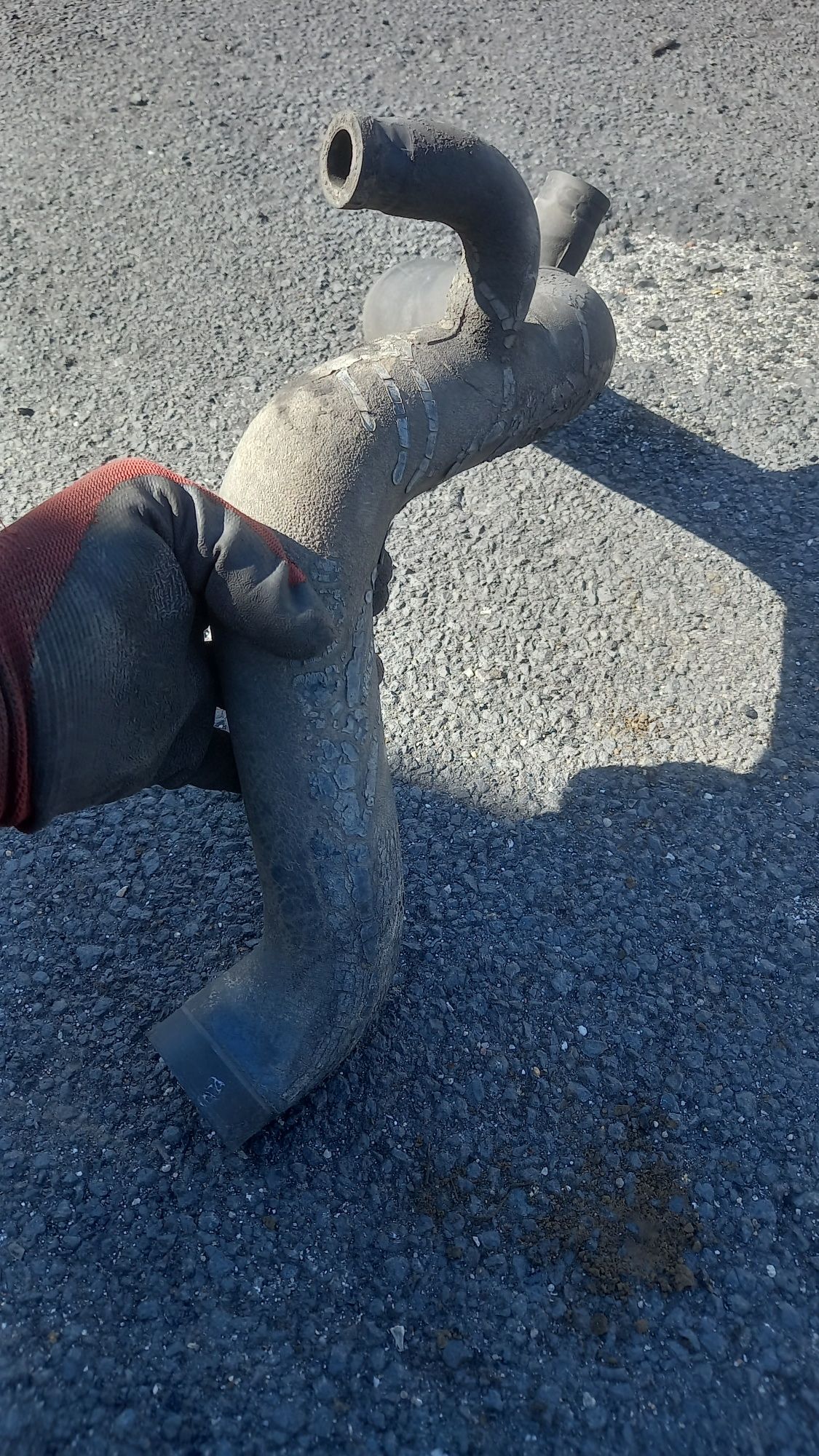 Wąż rura chlodnicy 4 wyjścia MAN vw G90 8.150 10.150