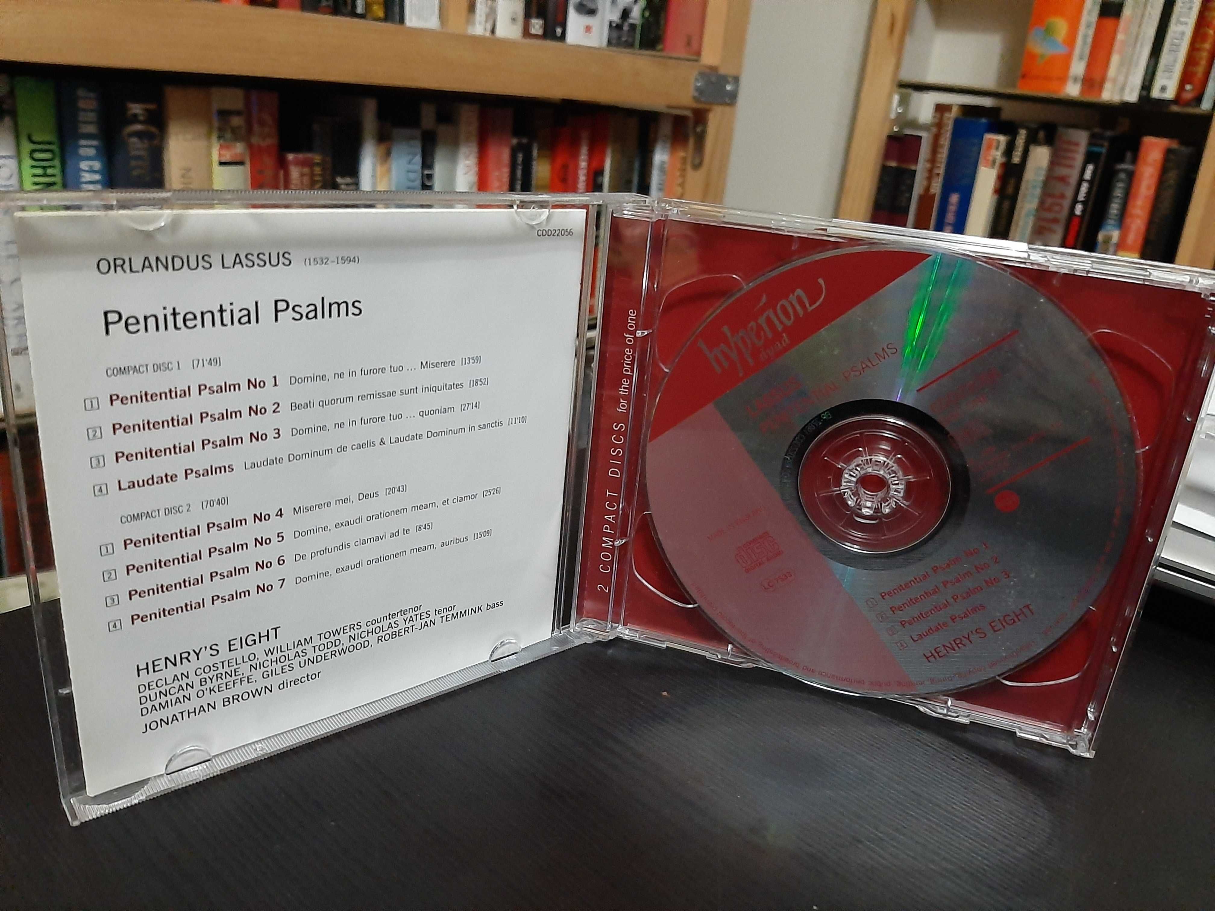 Orlando di Lasso – Penitential Psalms – Henry's Eight, Jonathan Brown