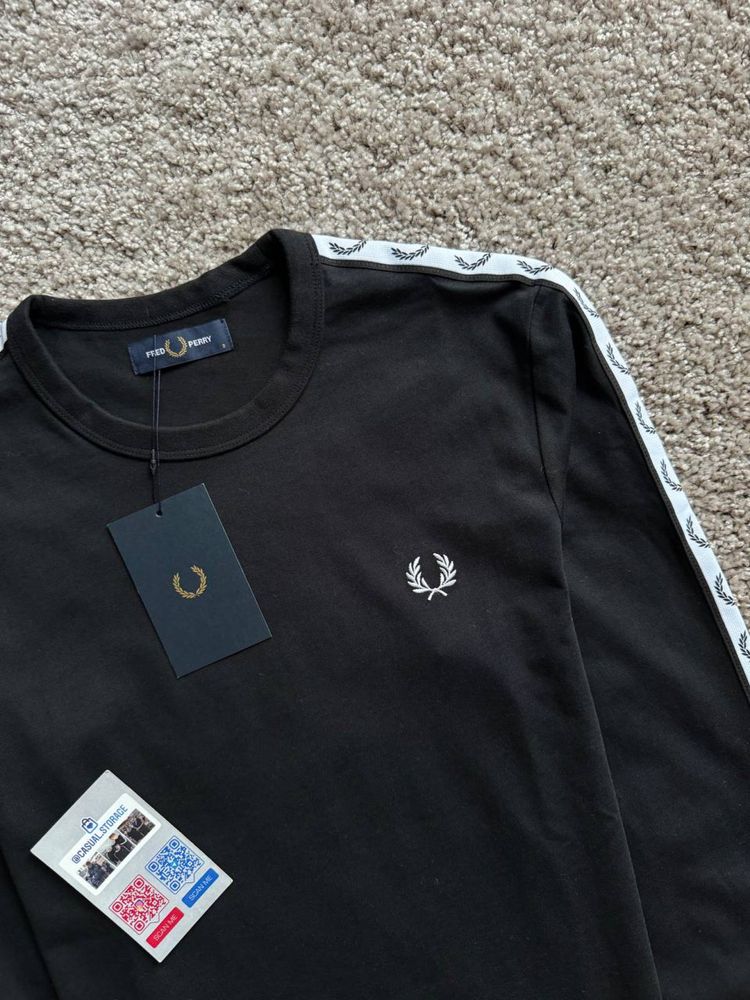 Лонгслів Fred Perry з лампасами