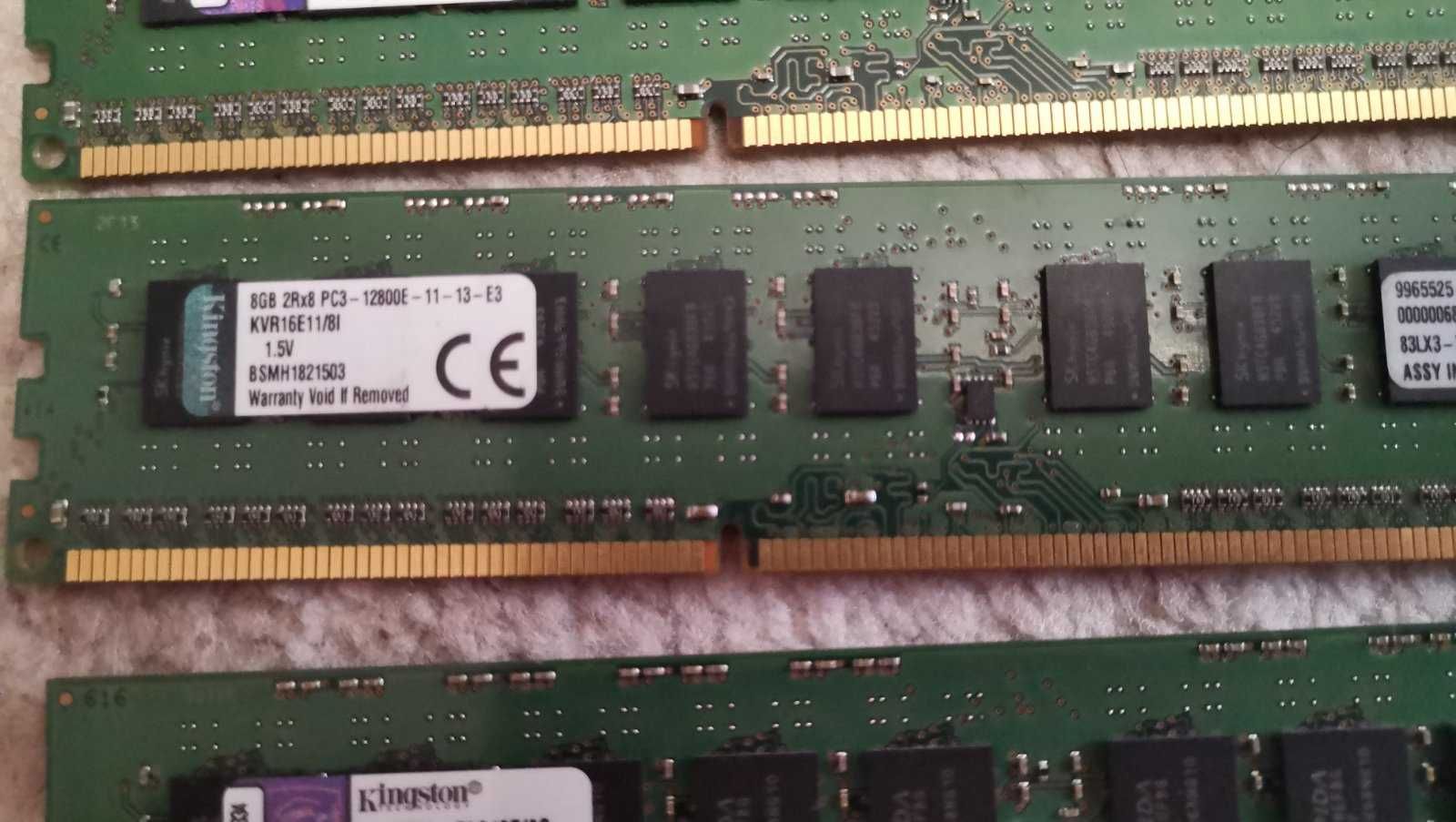 Оперативная память для ПК DDR3 8Gb 1333Mhz 1600Mhz KingstoneHynix(ECC)