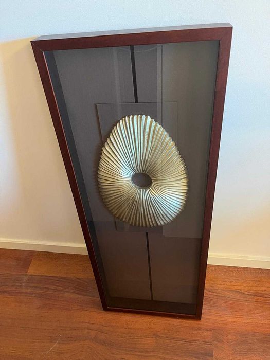 Peça decorativa em moldura